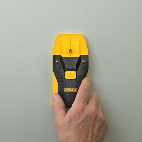 DEWALT Stud Finder, 3/4”, Locate Framing Studs Efficiently with LED Arrows, Ideal for Wood and Metal, AAA Batteries Included (DW0100)