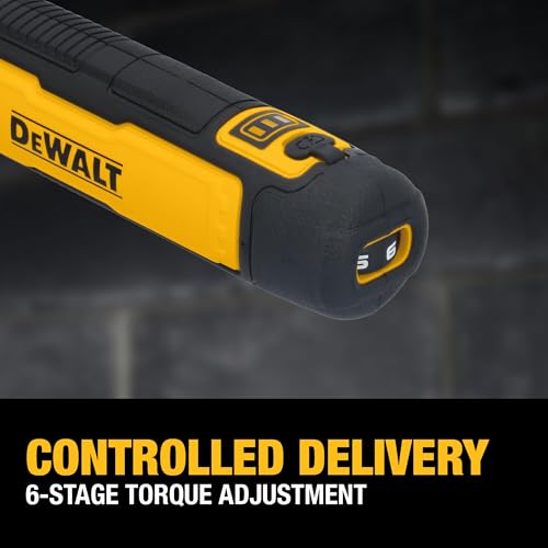 DEWALT Cordless Screwdriver with FLEXDRIVE Control and Screwdriving Bits