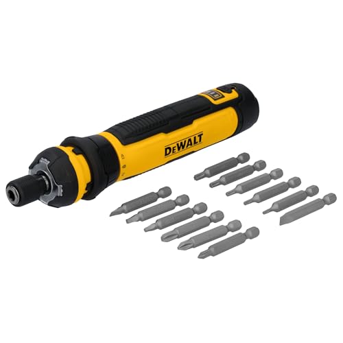 DEWALT Cordless Screwdriver with FLEXDRIVE Control and Screwdriving Bits