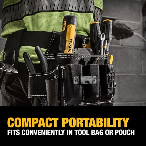 DEWALT Cordless Screwdriver with FLEXDRIVE Control and Screwdriving Bits
