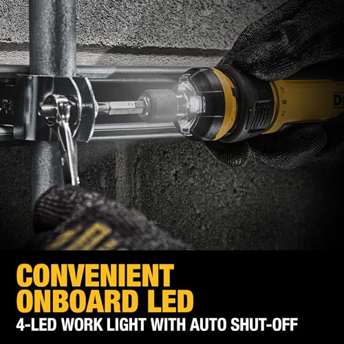 DEWALT Cordless Screwdriver with FLEXDRIVE Control and Screwdriving Bits