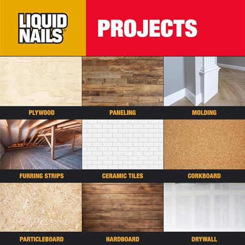 Liquid Nails Interior Projects Off-White Latex-Based Construction Adhesive