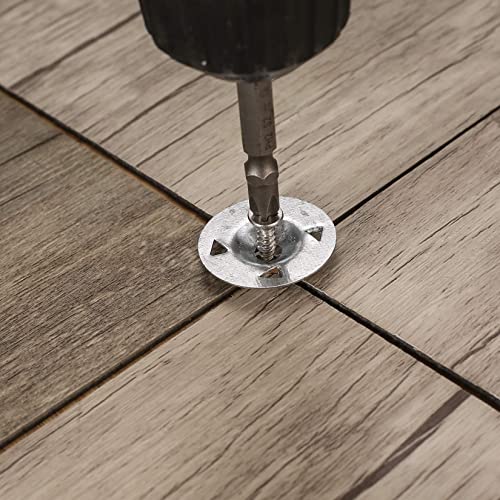 220 Pcs Foam Board Fasteners Washers, Washers for Installation of Foam Board Panels, 1-1/8 Inch Galvanized Steel Metal Washer for Fixing Fastening Installation