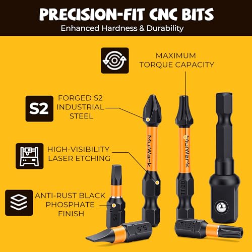 MulWark Impact Screwdriver Bit Set