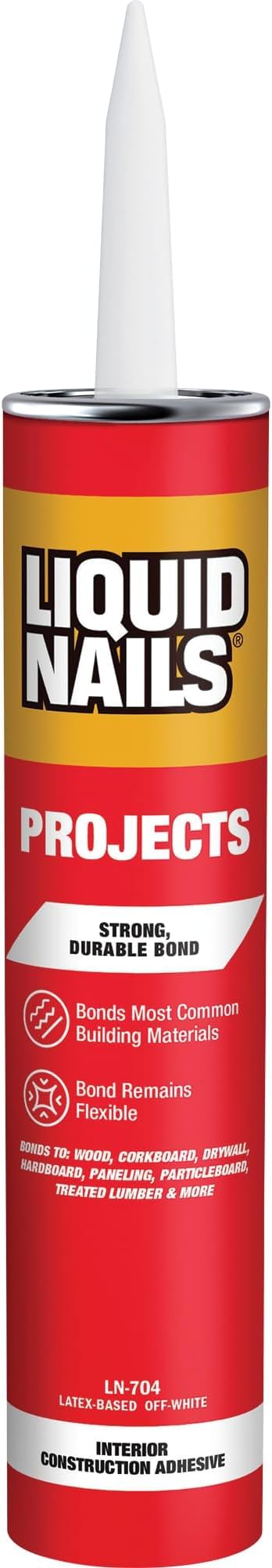 Liquid Nails Interior Projects Off-White Latex-Based Construction Adhesive