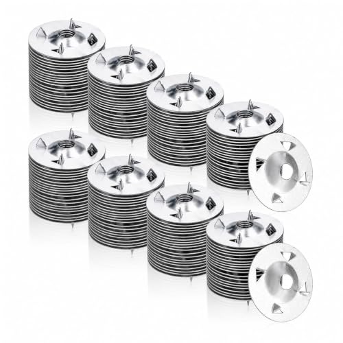 220 Pcs Foam Board Fasteners Washers, Washers for Installation of Foam Board Panels, 1-1/8 Inch Galvanized Steel Metal Washer for Fixing Fastening Installation