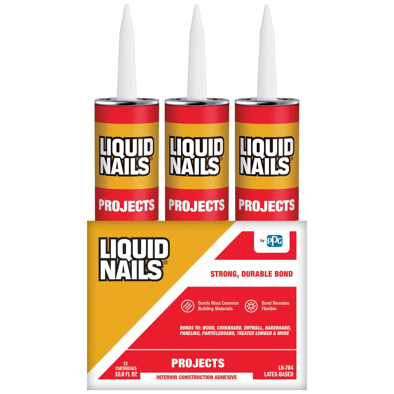 Liquid Nails Interior Projects Off-White Latex-Based Construction Adhesive