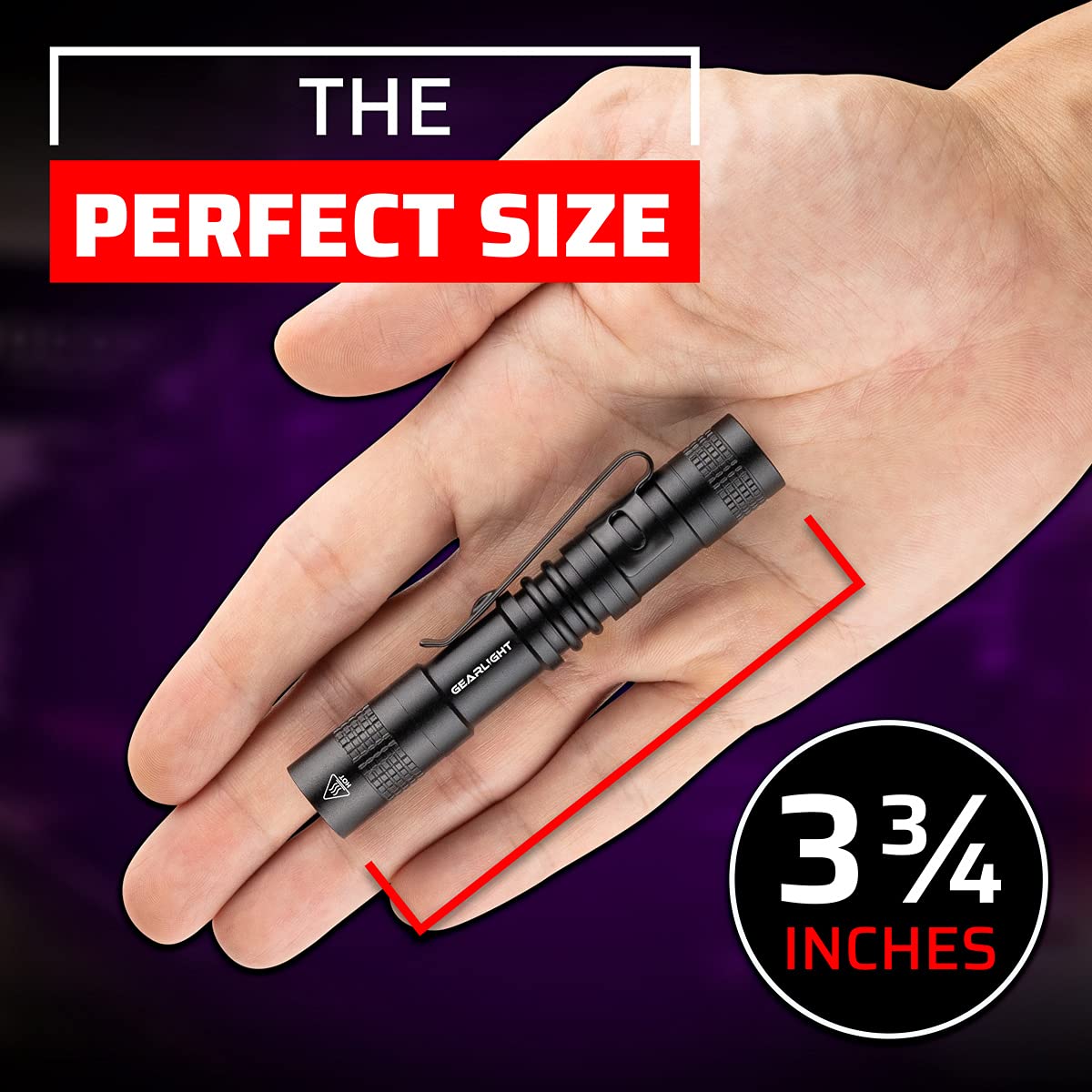 GearLight UV Black Light Flashlight