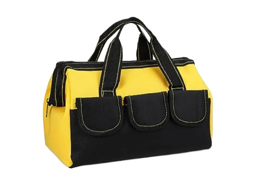 9 Pcs Tool Bag for Men 3 Heavy Duty Wide Mouth Tool Bags and 6 Small Waterproof Pouch Tote for Electrician Carpenter Mechanic