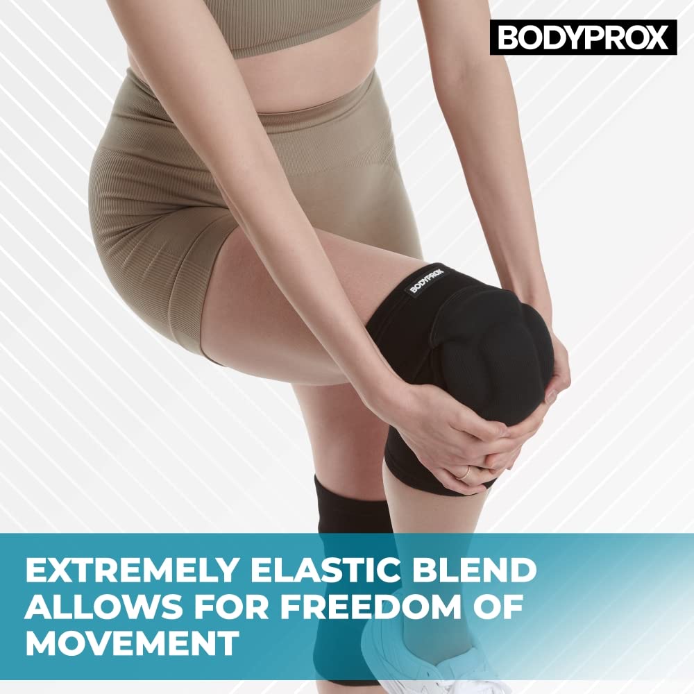 Bodyprox Protective Knee Pads, Thick Sponge Anti-slip Knee Sleeve