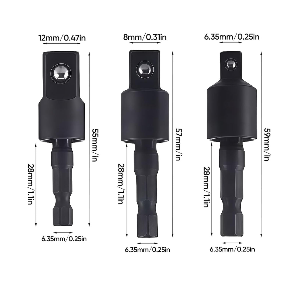 18Pcs right angle drill attachment