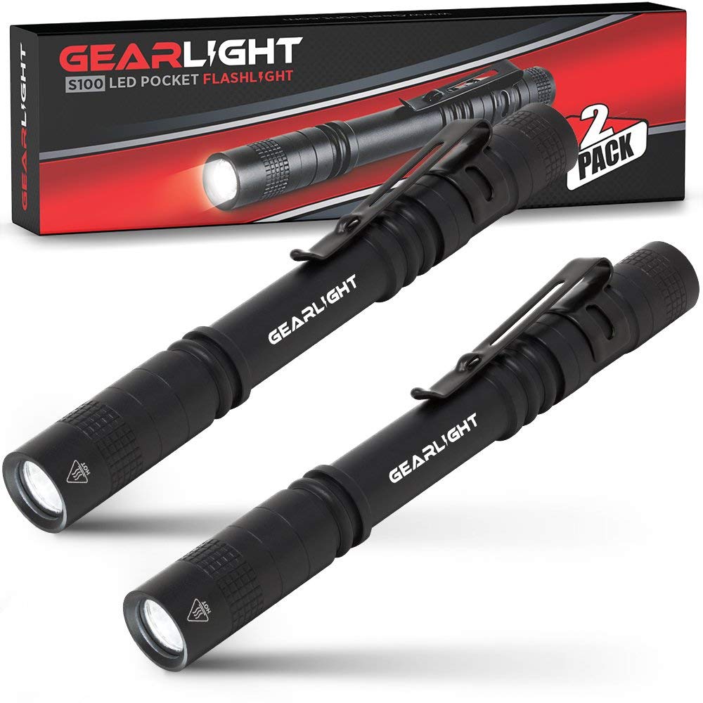 GearLight UV Blacklight Flashlight for Inspection