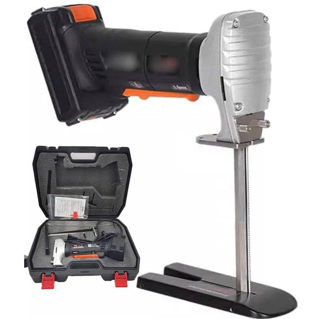 SDdPulse Foam Rubber Sponge Reciprocating Cutting Saw, Electric Saw Sponge Cutters, 300W Electric Foam Cutting Machine with 300mm Saw Blade