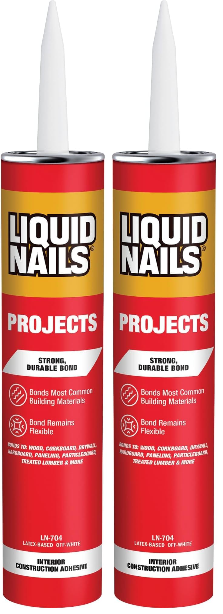 Liquid Nails Interior Projects Off-White Latex-Based Construction Adhesive
