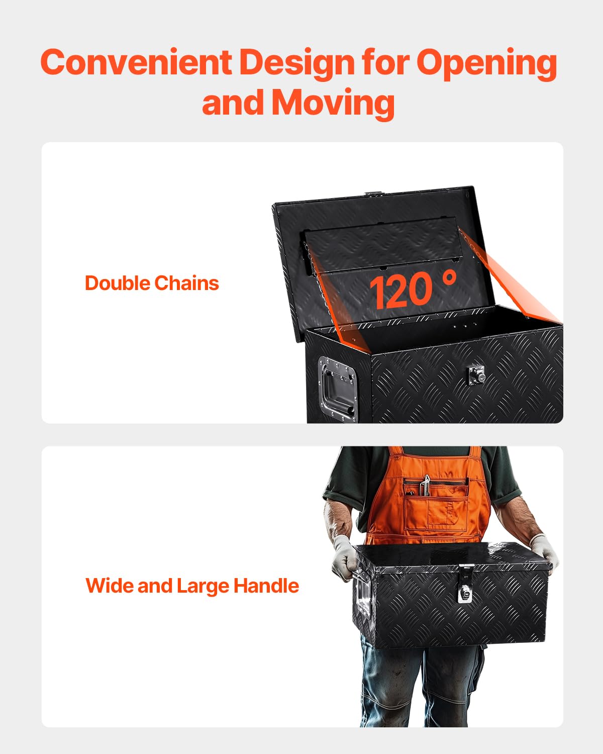 VEVOR Heavy Duty Aluminum Truck Bed Tool Box