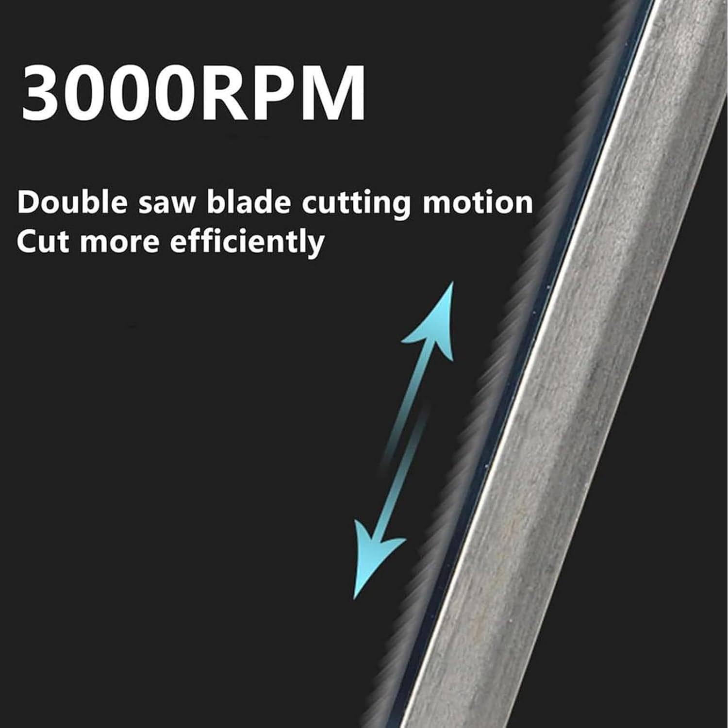 SDdPulse Foam Rubber Sponge Reciprocating Cutting Saw, Electric Saw Sponge Cutters, 300W Electric Foam Cutting Machine with 300mm Saw Blade