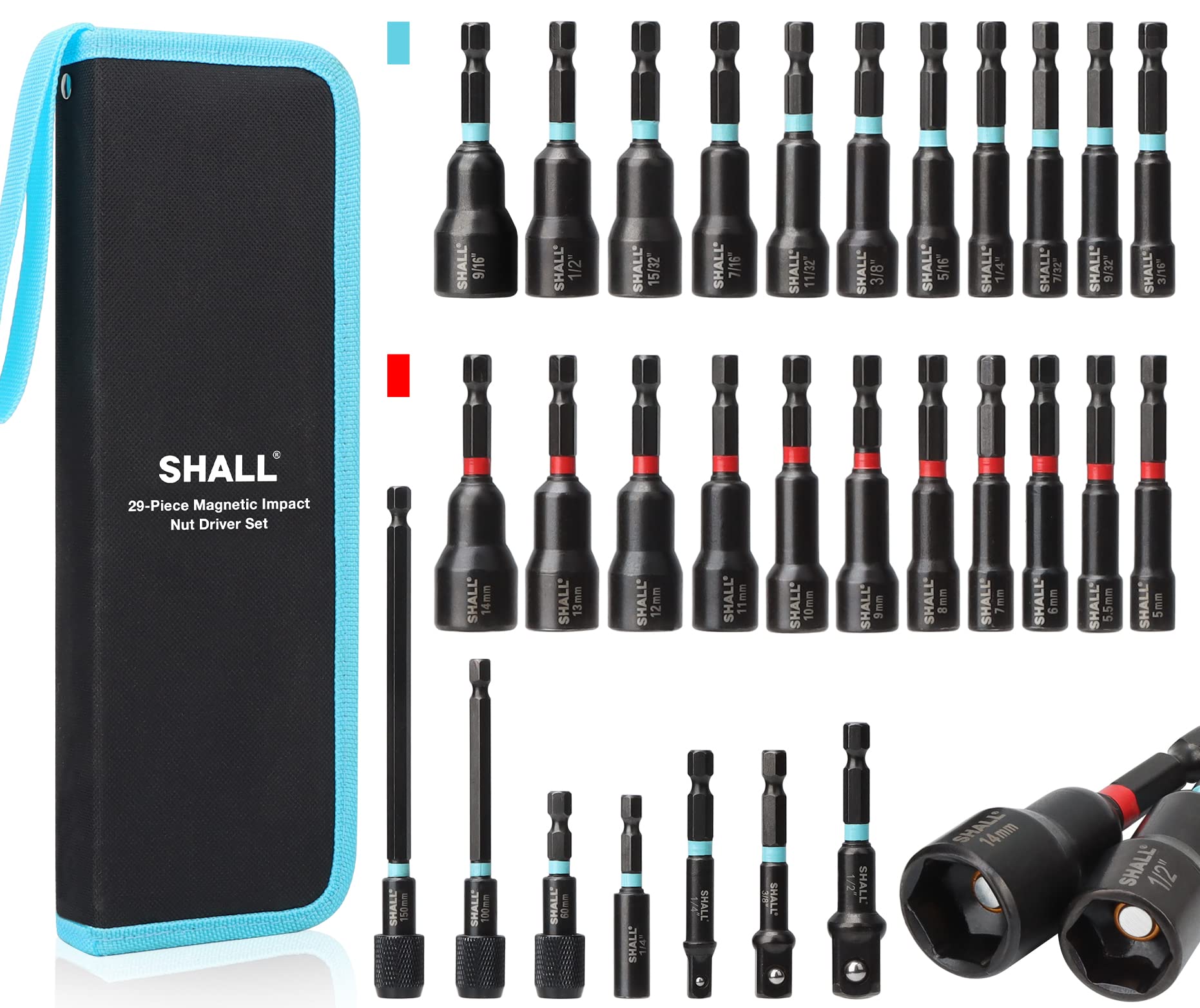 SHALL Impact Nut Drivers Set