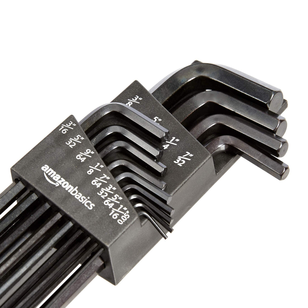 Amazon Basics Ds-Amz031 Allen Wrench/Hex Key Chrome Vanadium Steel Powder Coated Hex Wrench