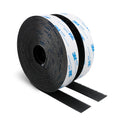 Hook and Loop Adhesive Tape 9448A Super Sticky Self Adhesive Back Heavy Duty Interlocking Nylon Fabric Fastener Strips for Indoor Outdoor Home Office DIY Decor