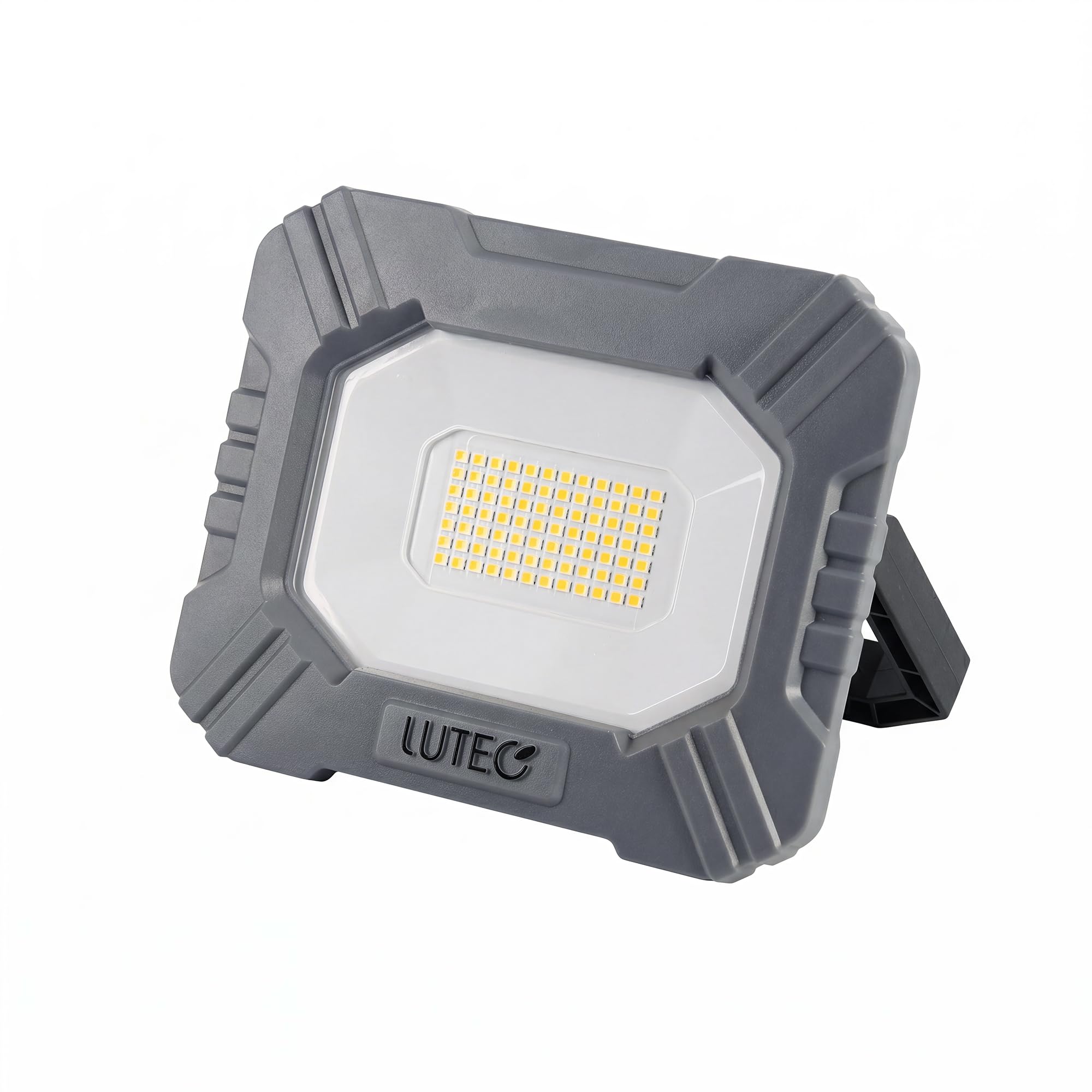 LUTEC 3500LM LED Work Light, Rechargeable Magnetic Work Lights with Stand, Portable 5000K Flood Light for Car Repair/Fishing/Camping/Emergency/Hiking, 3 Modes