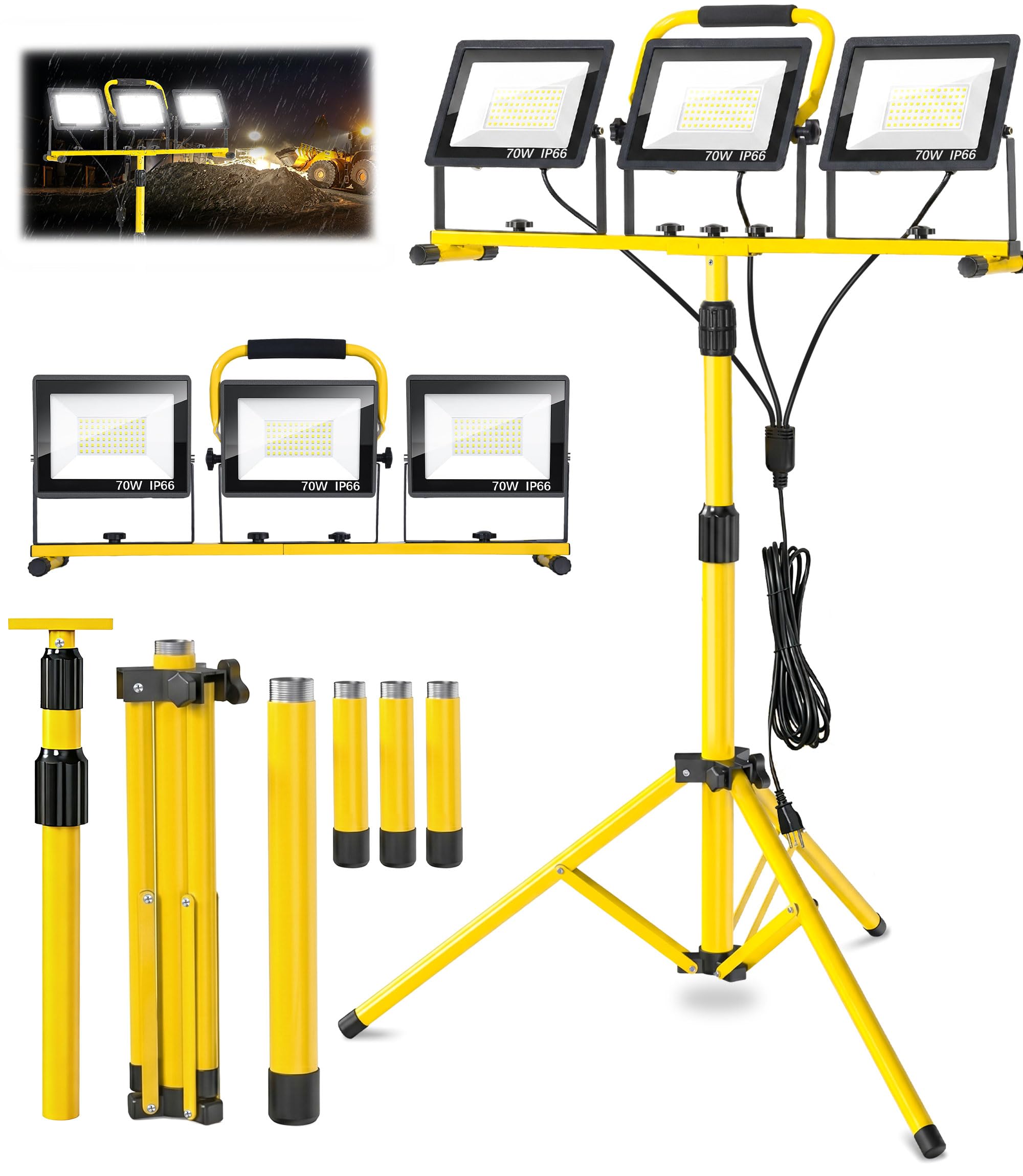 PACOLIT P IP66 Waterproof Portable LED Work Light