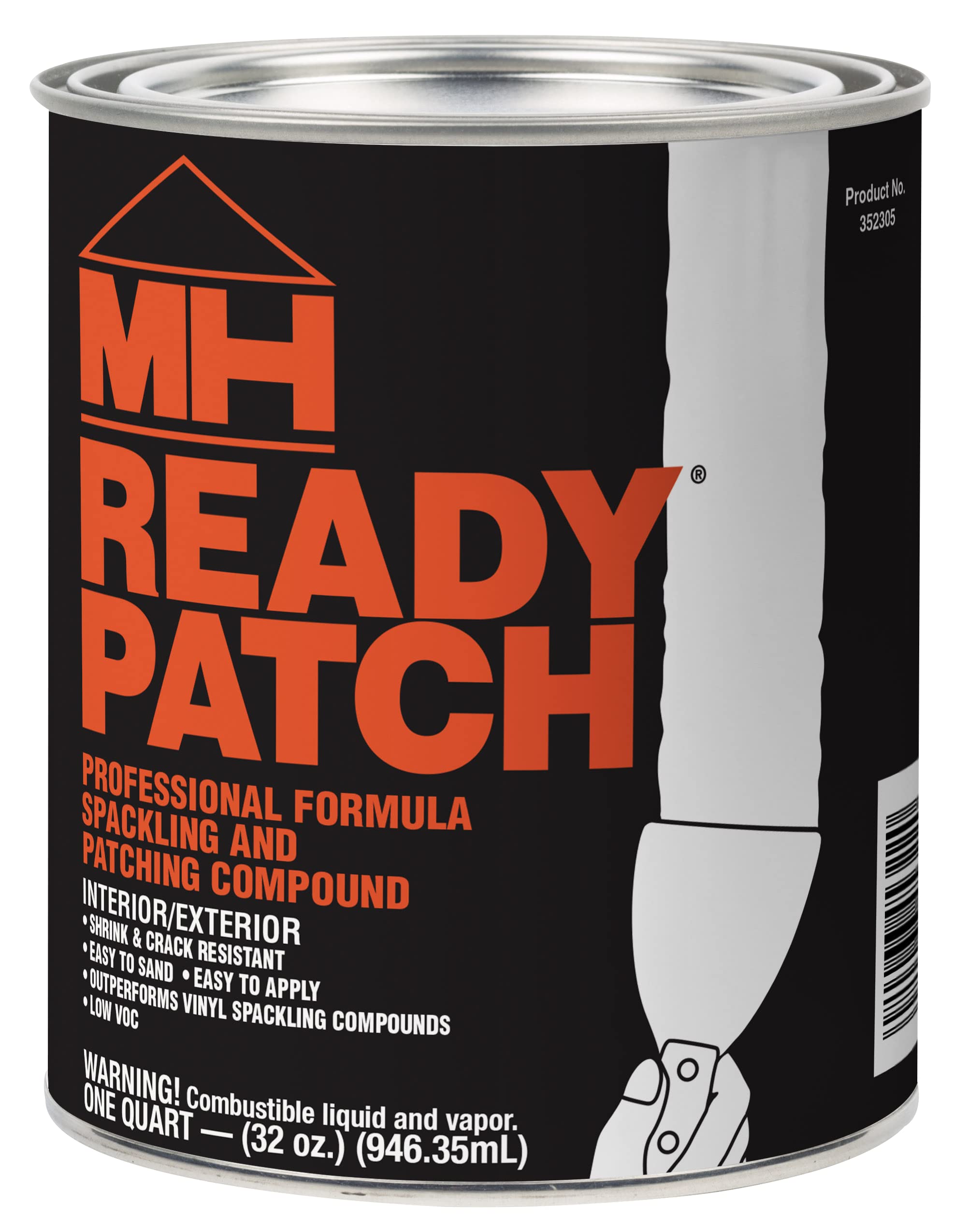 Zinsser 352306 MH Ready Patch Low VOC Professional Spackling and Patching Compound