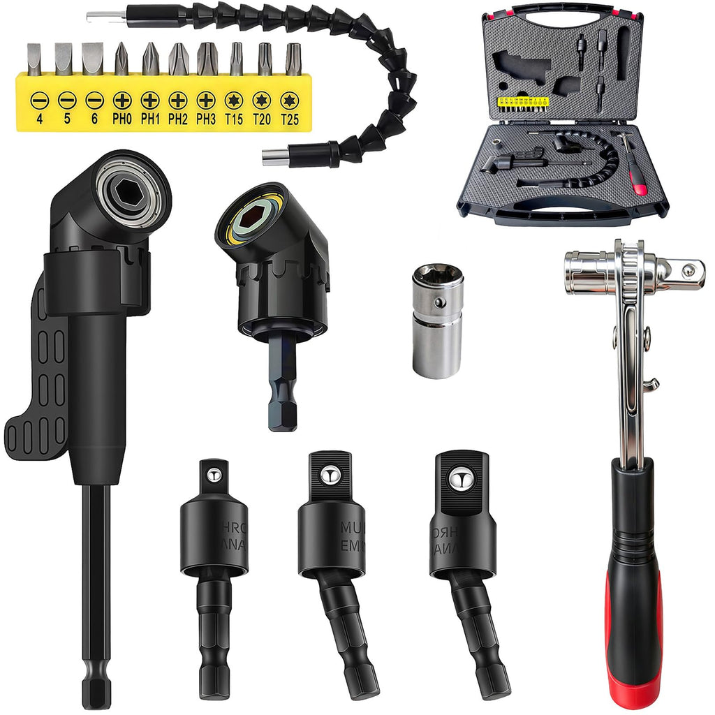 18Pcs right angle drill attachment