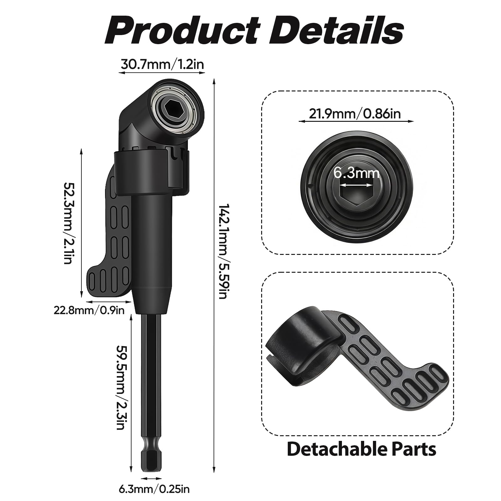 18Pcs right angle drill attachment