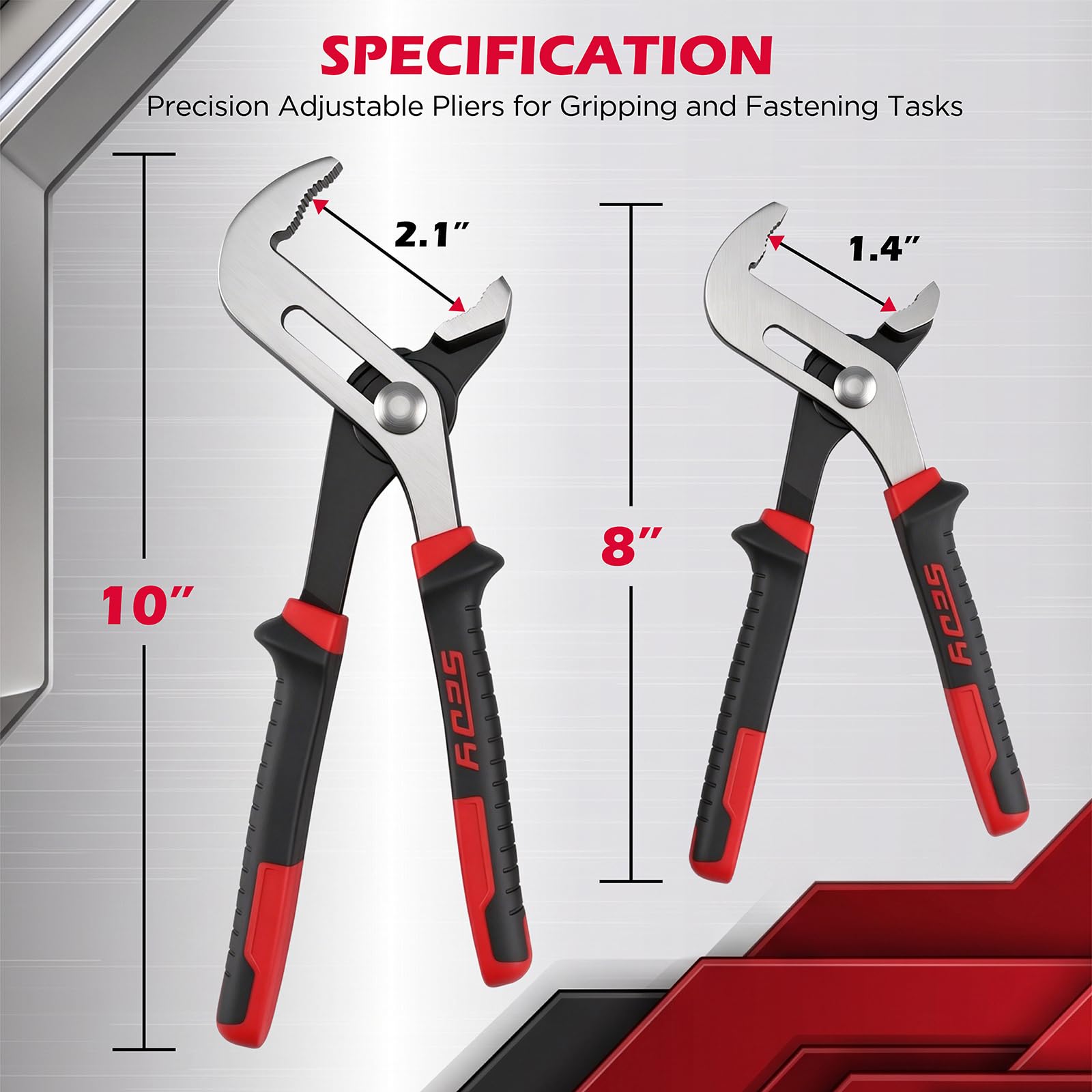 Groove Joint Pliers Set