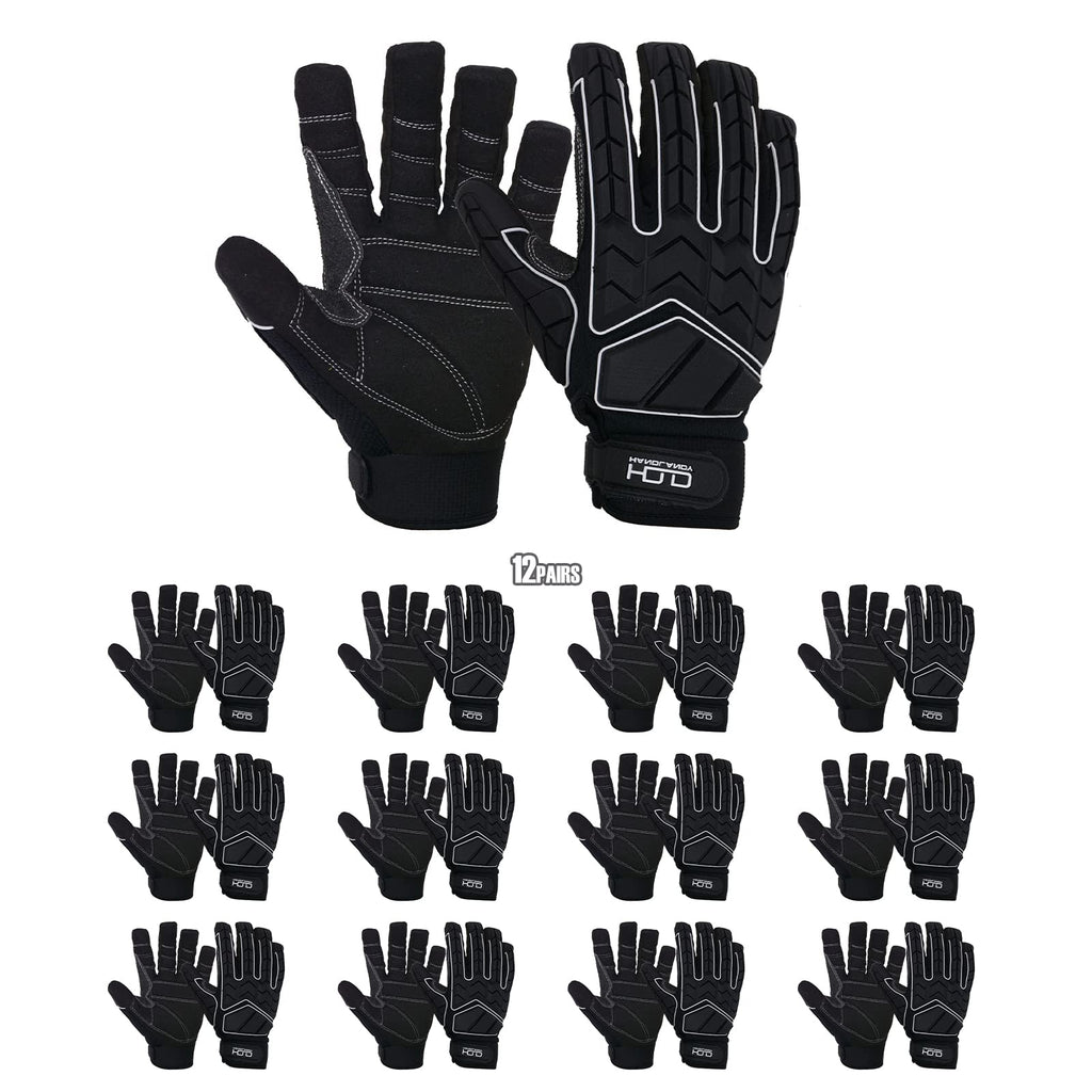 HANDLANDY Anti Vibration Gloves, SBR Padding, TPR Protector, Mechanic Work Gloves