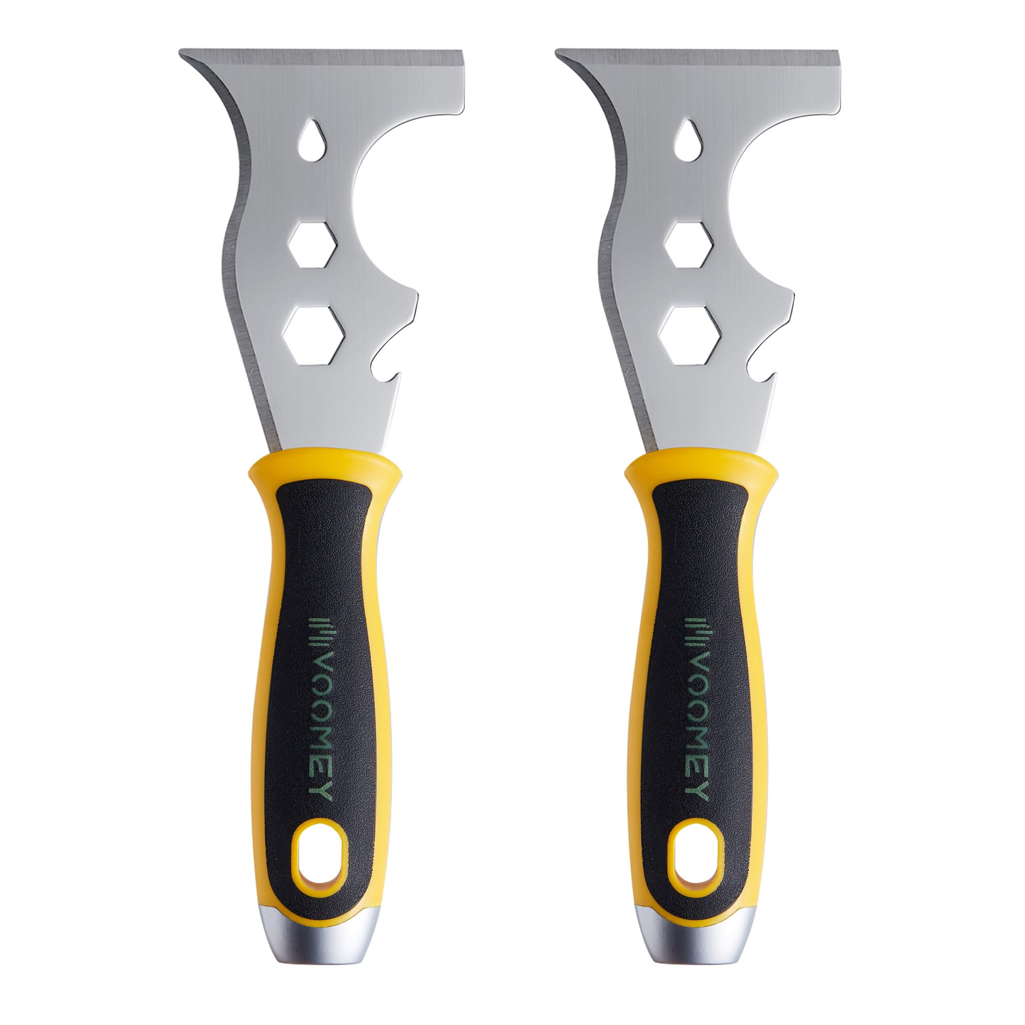 Voomey Stainless Steel Putty Knife, Metal Scraper, Paint Scraper Tool For Removing Wallpaper, Repairing Drywall, Scraping, Repairing, Plastering, and Other Painting Projects