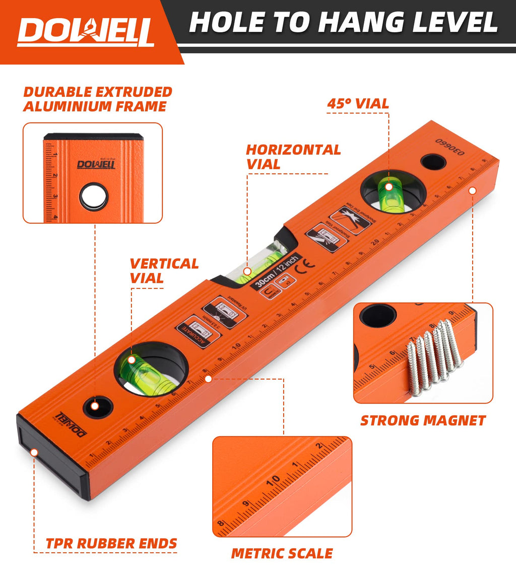 Dowell Torpedo Level 12",18"