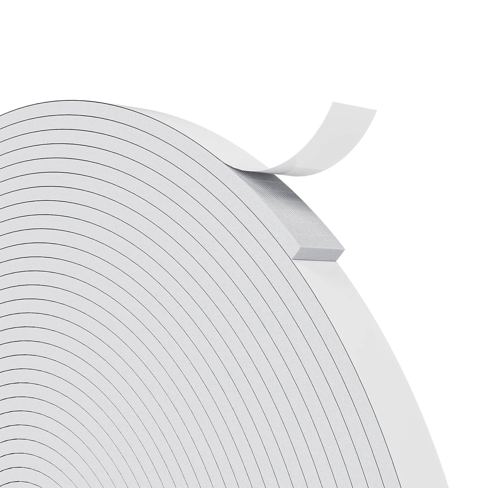 Bantie EVA Weather Stripping Foam Tape Strip with Adhesive Foam Weather Stripping Door Seal Strip for Door Frame/Window/Gaps