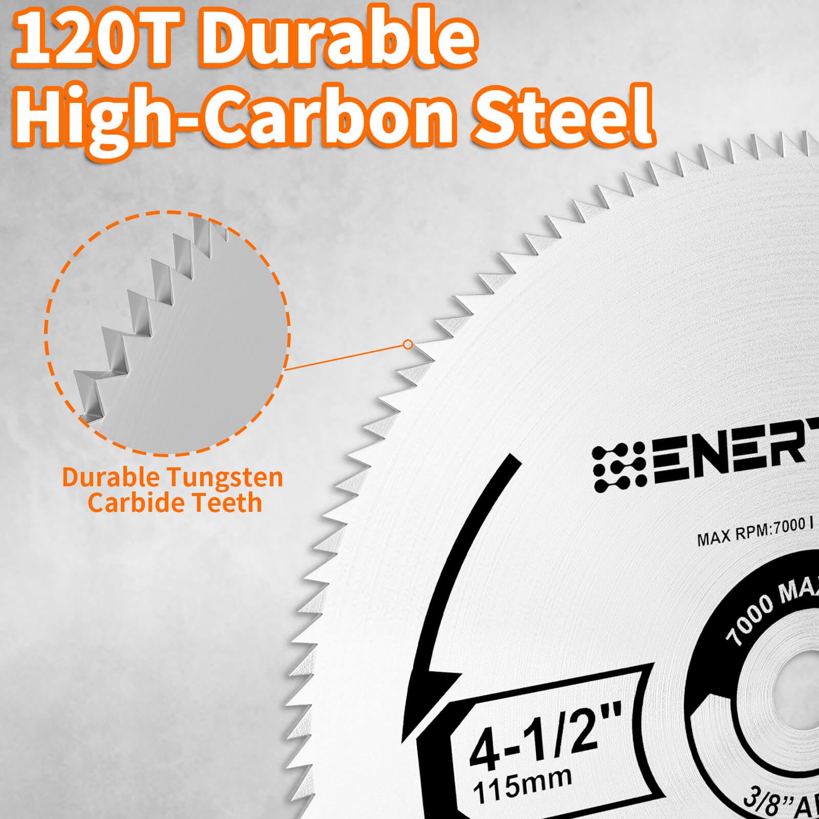 Enertwist 4-1/2 Inch Compact Circular Saw Blade Set