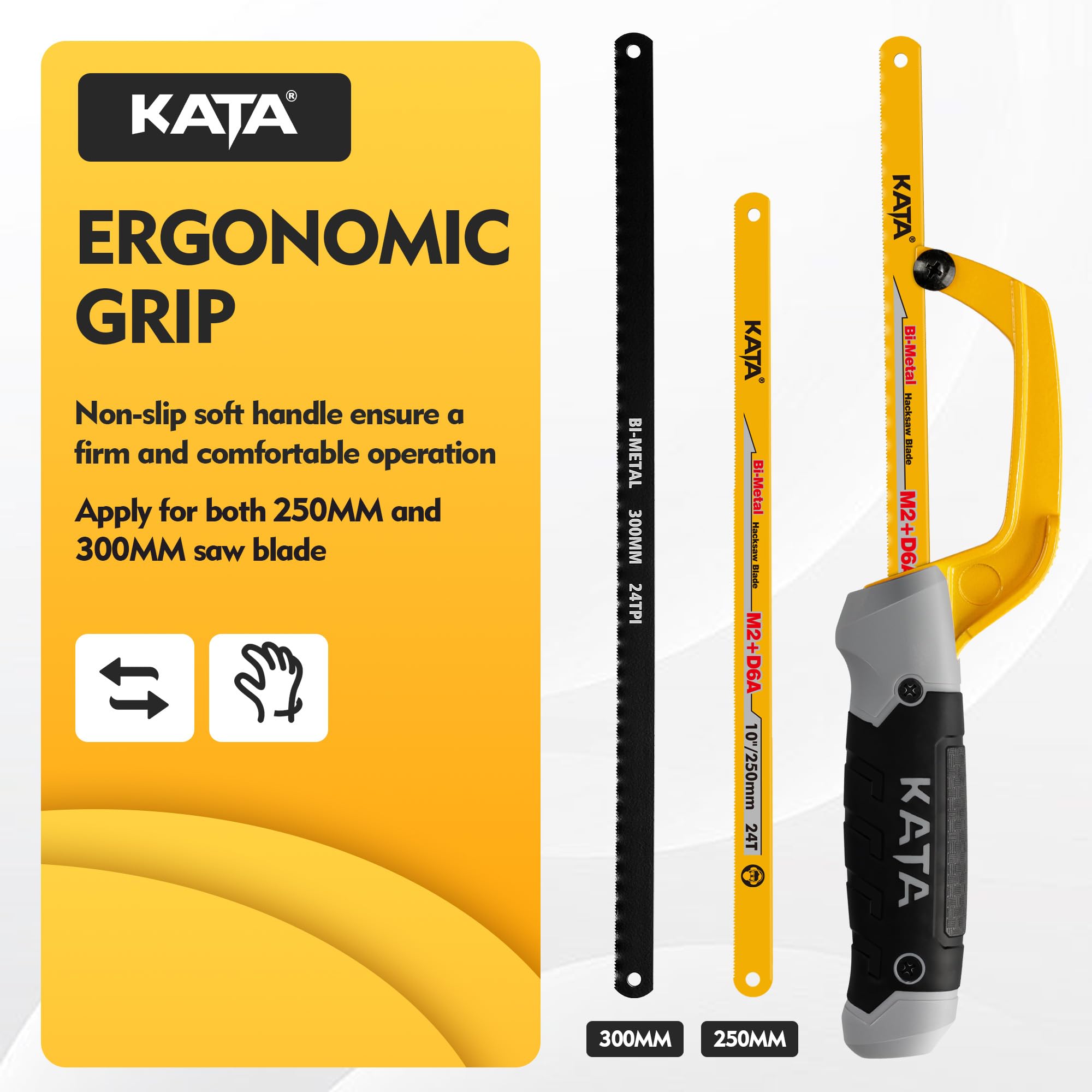 KATA 10inch Hacksaw and 12inch Hacksaw Blade……