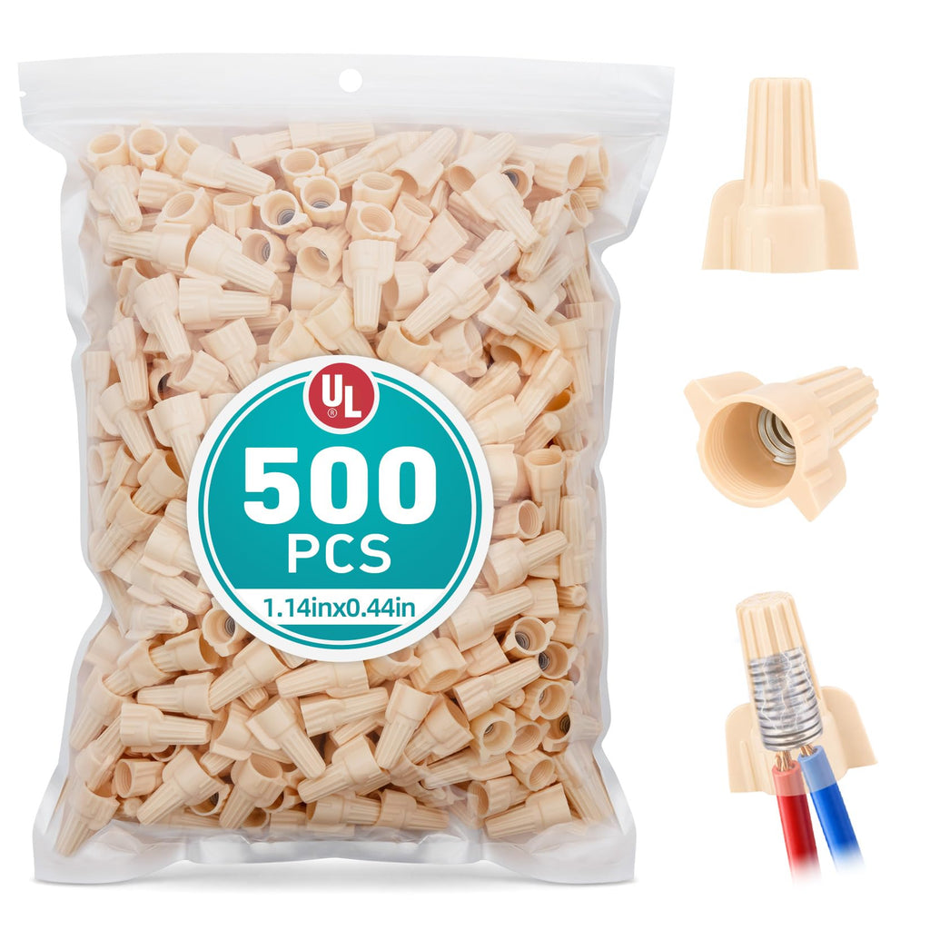 Crweety Wire Connectors Electrical Connectors Wire Caps Electrical Wire Connectors Twist Nuts Assortment for Quick Connection
