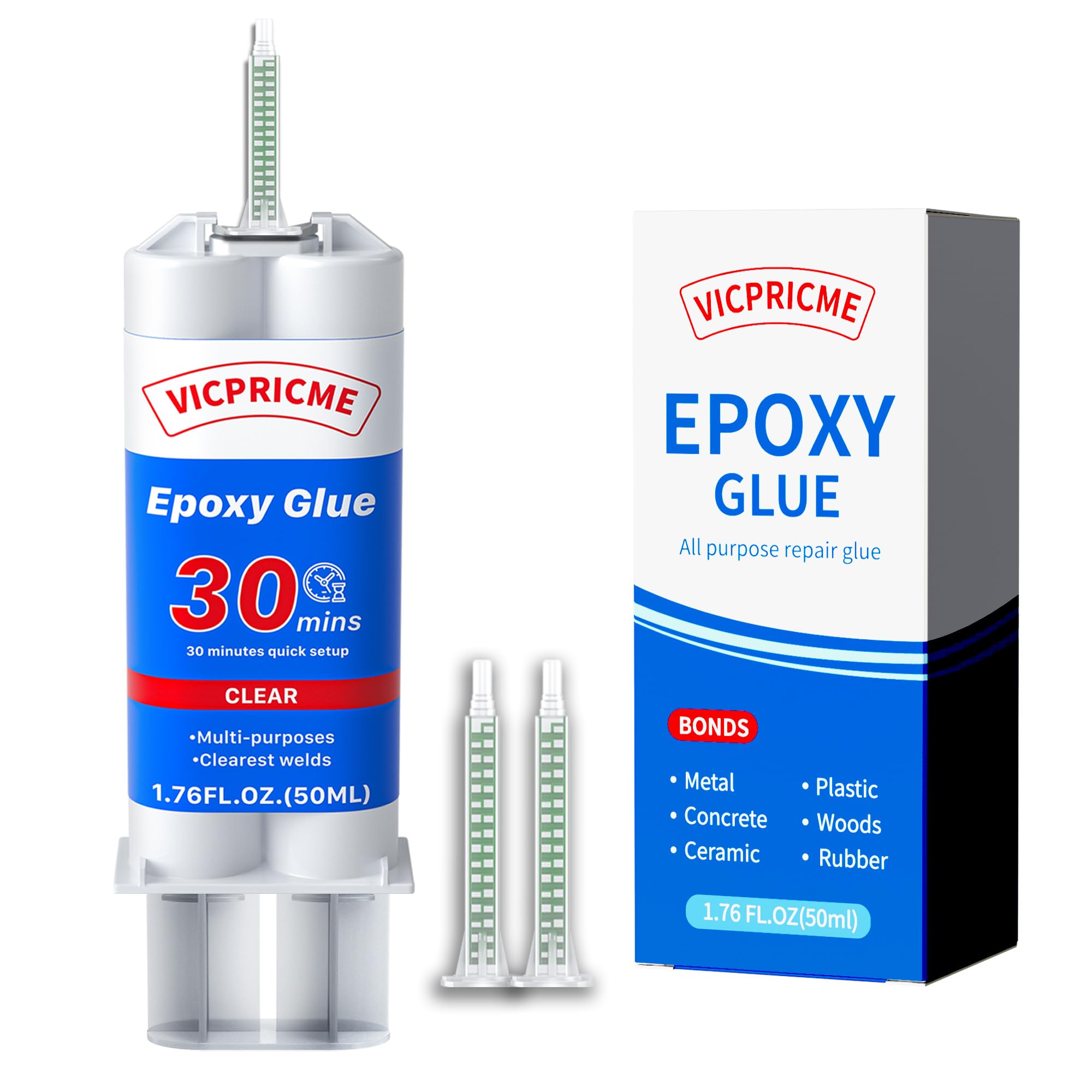 1.76OZ Epoxy Glue Clear…