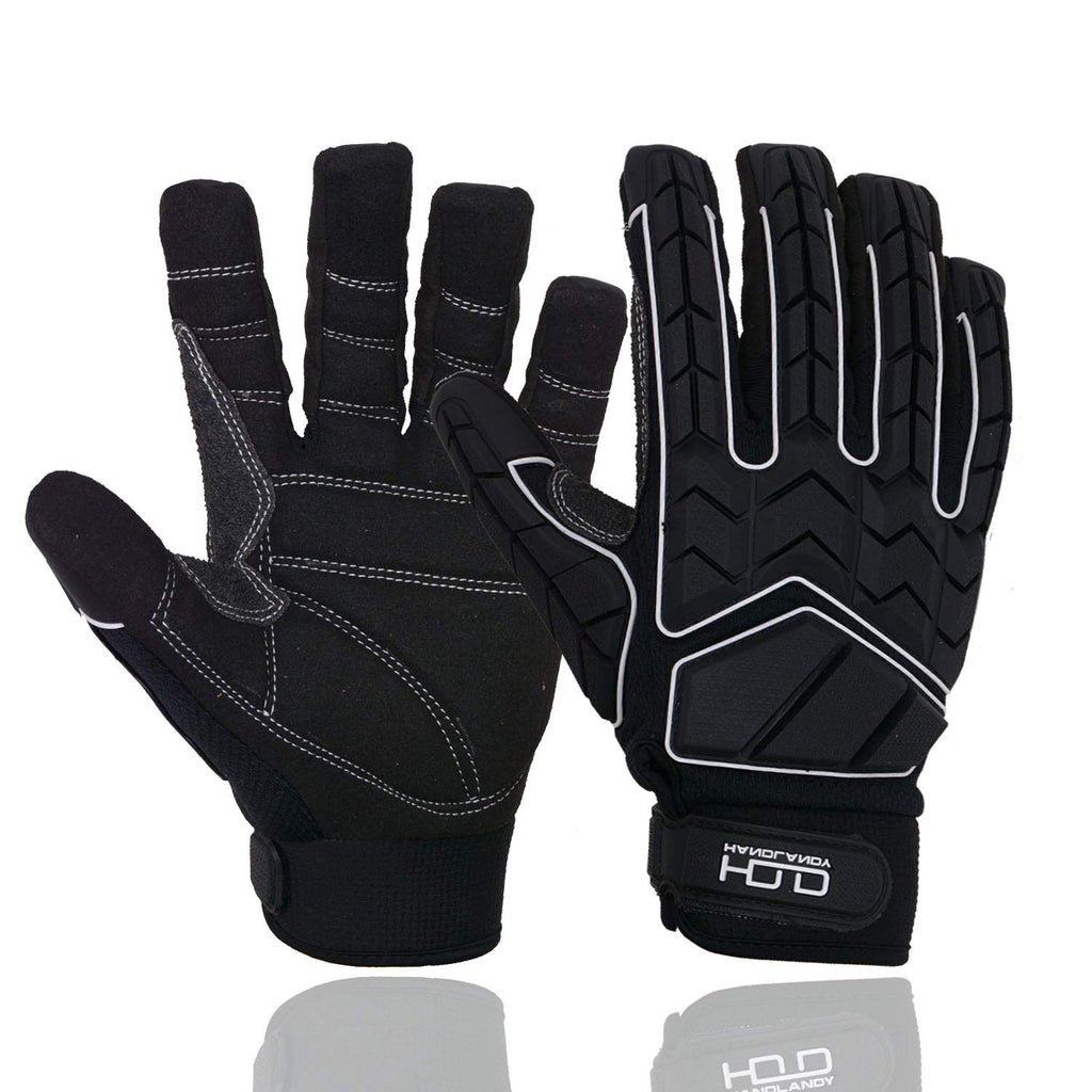 HANDLANDY Anti Vibration Gloves, SBR Padding, TPR Protector, Mechanic Work Gloves