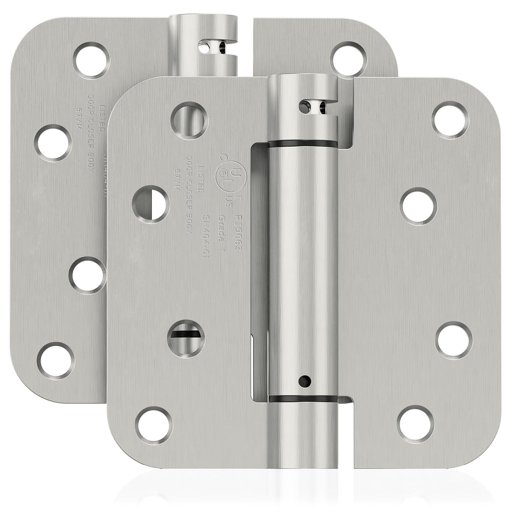 JOYNY Self Closing Door Hinges Brushed Nickel