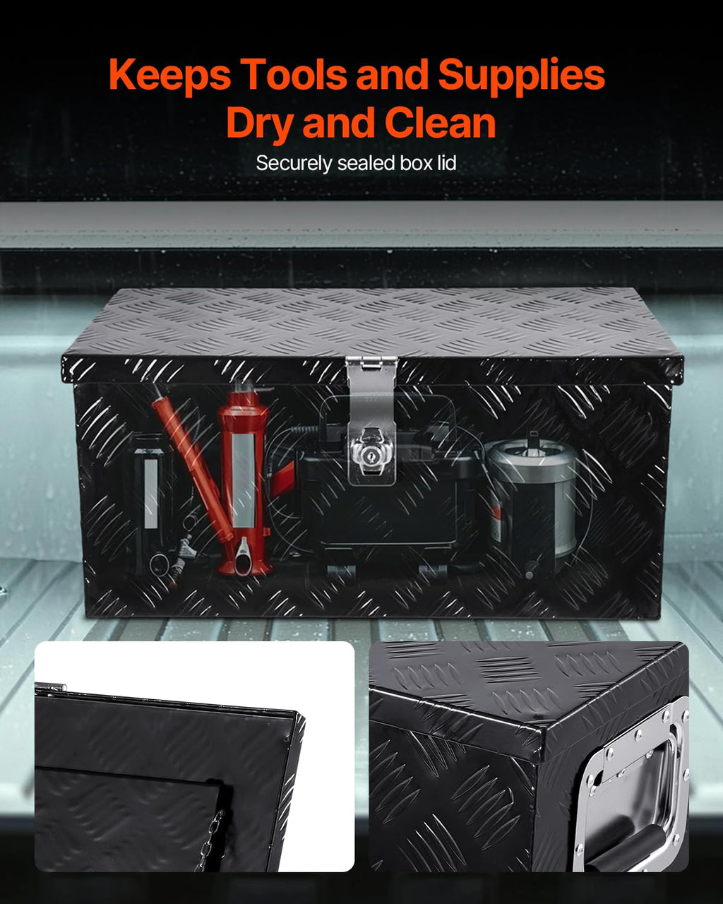 VEVOR Heavy Duty Aluminum Truck Bed Tool Box