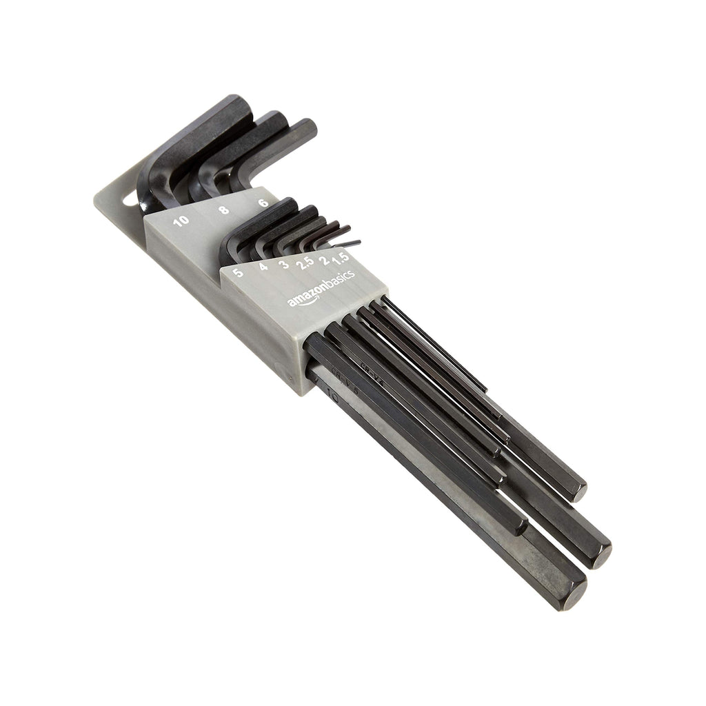 Amazon Basics Ds-Amz031 Allen Wrench/Hex Key Chrome Vanadium Steel Powder Coated Hex Wrench