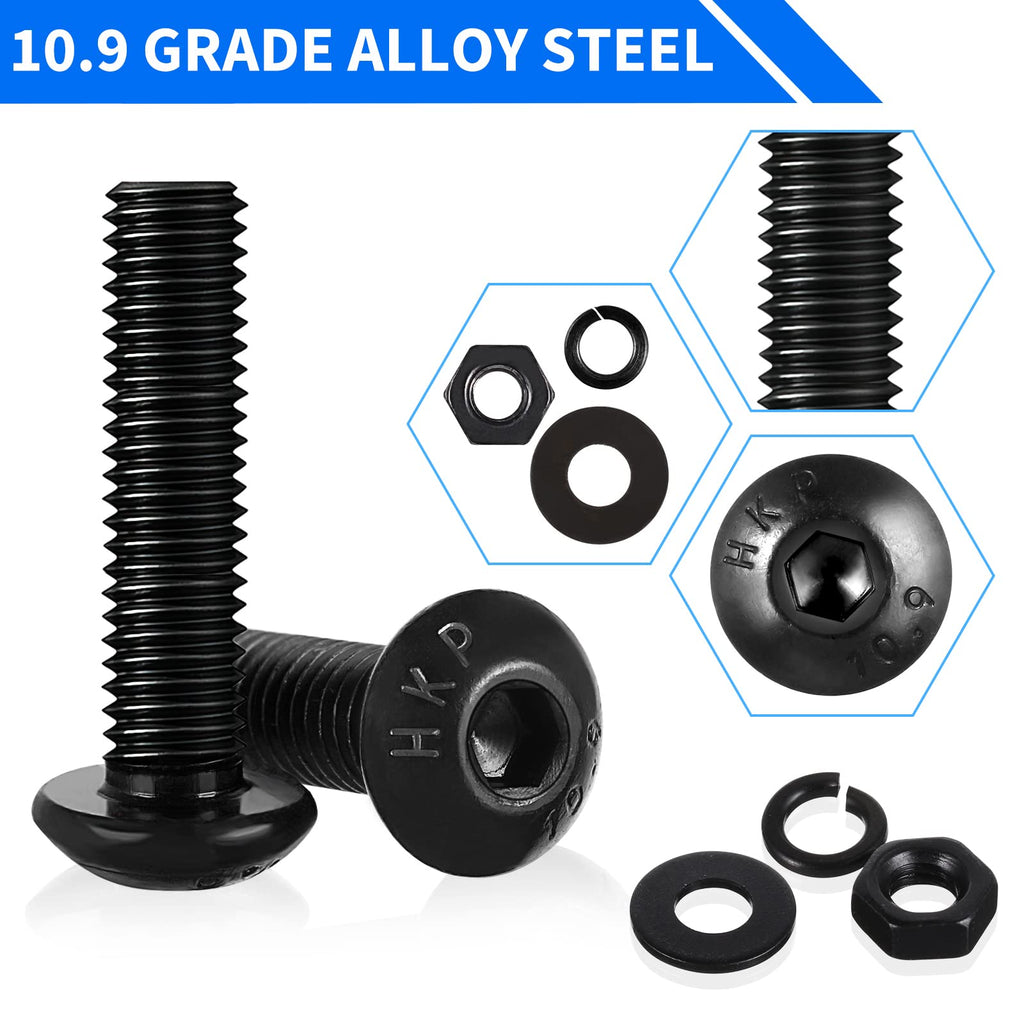Machine Screws Assortment Kit Nuts and Bolts Washers Screws Set