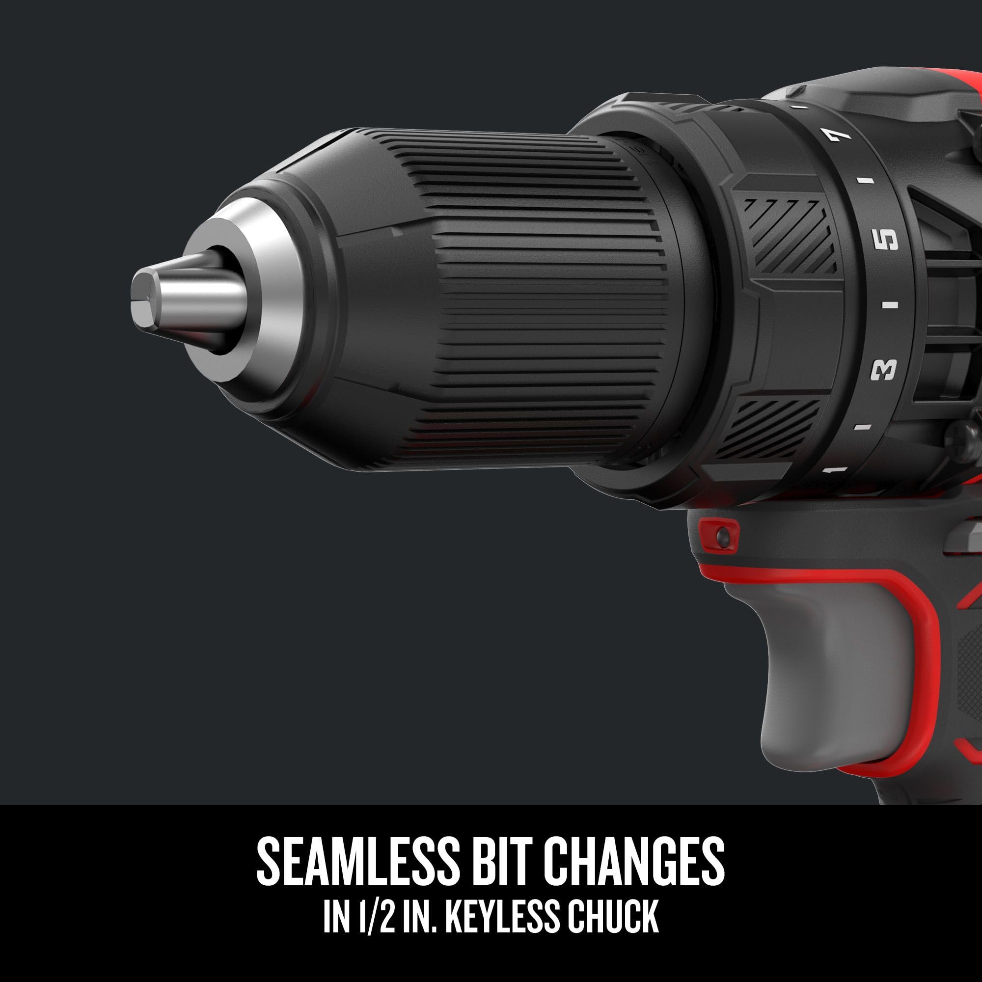 CRAFTSMAN V20 Cordless Drill/Driver Kit, 1/2 inch, Battery and Charger Included (CMCD700C1)