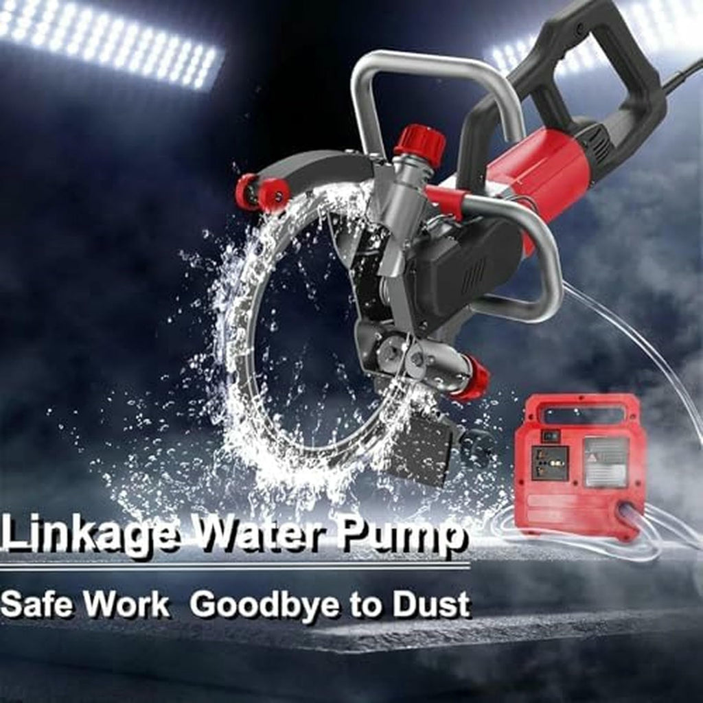 Brushless Electric Ring Saw, Powerful Circular Saw for Wall Cutting, Perfect for Reinforced Concrete, Natural Stone, Professional Grade Tool