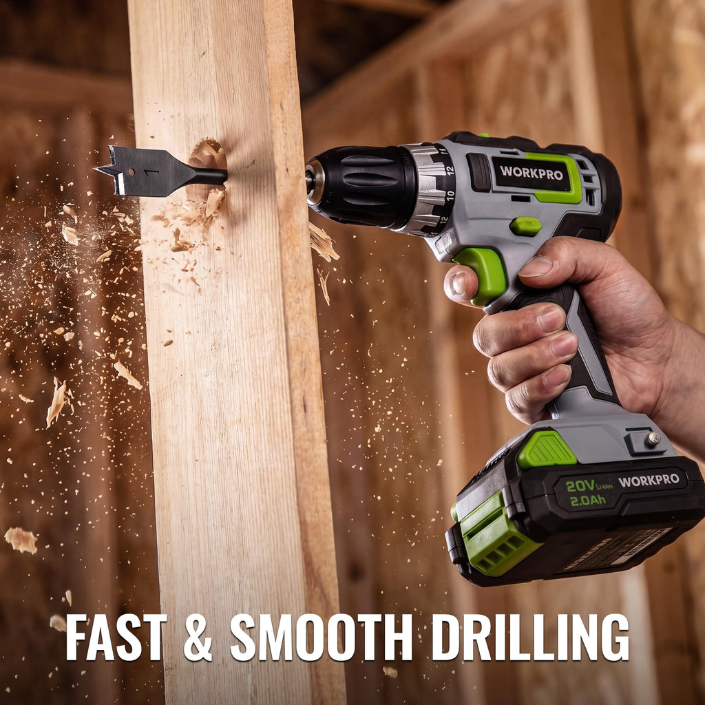 WORKPRO Spade Drill Bit Set