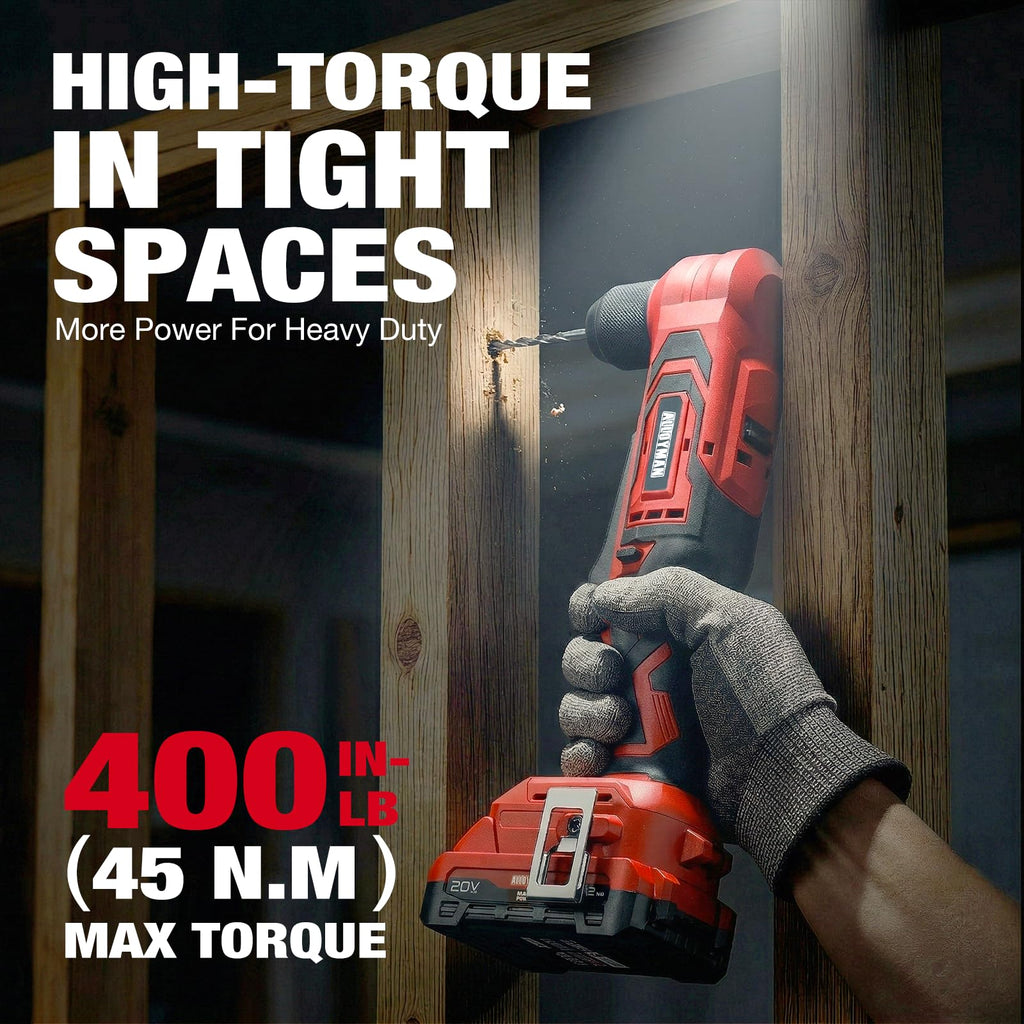 Brushless Right Angle Drill