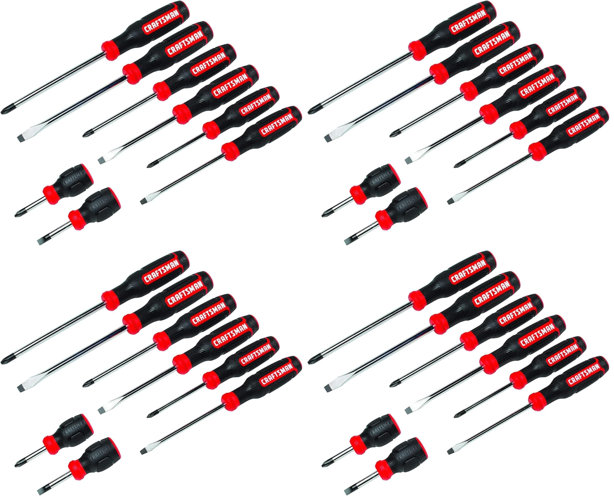CRAFTSMAN Screwdriver Set, Bi-Material, 8 Piece Set