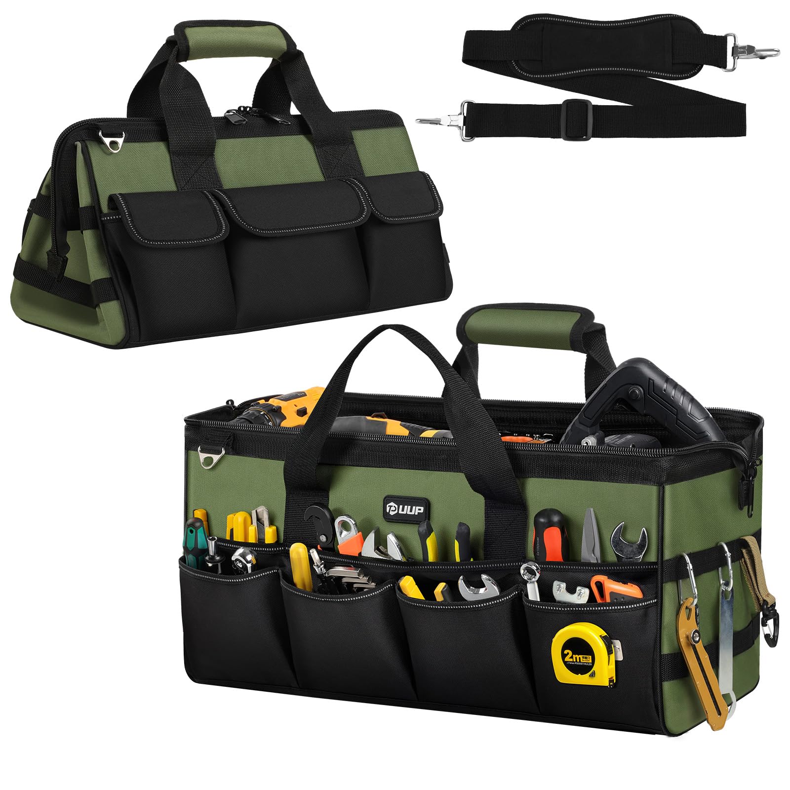 UUP Large Heavy-Duty Wide-Mouth Tool Storage Bag