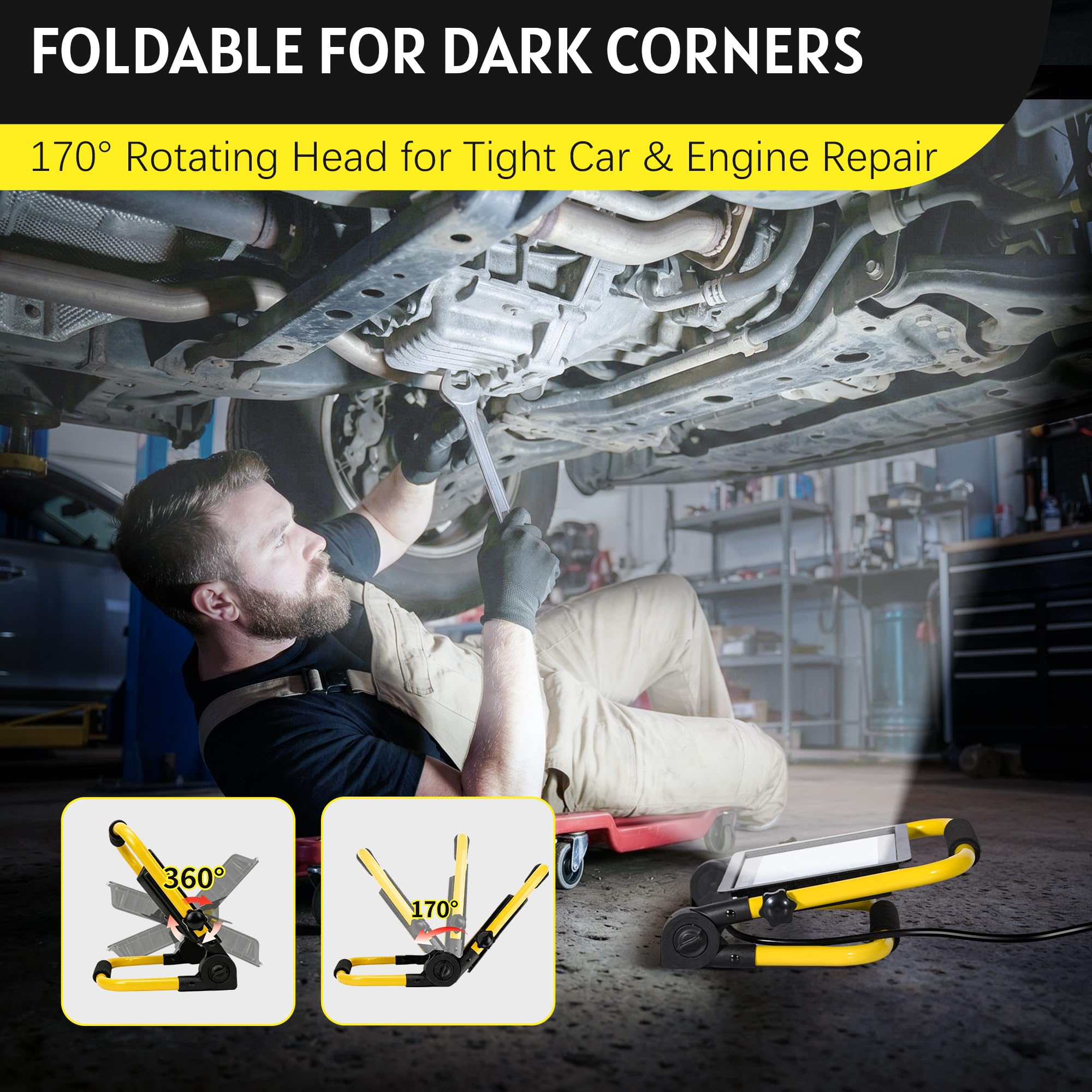 PACOLIT P IP66 Waterproof Portable LED Work Light