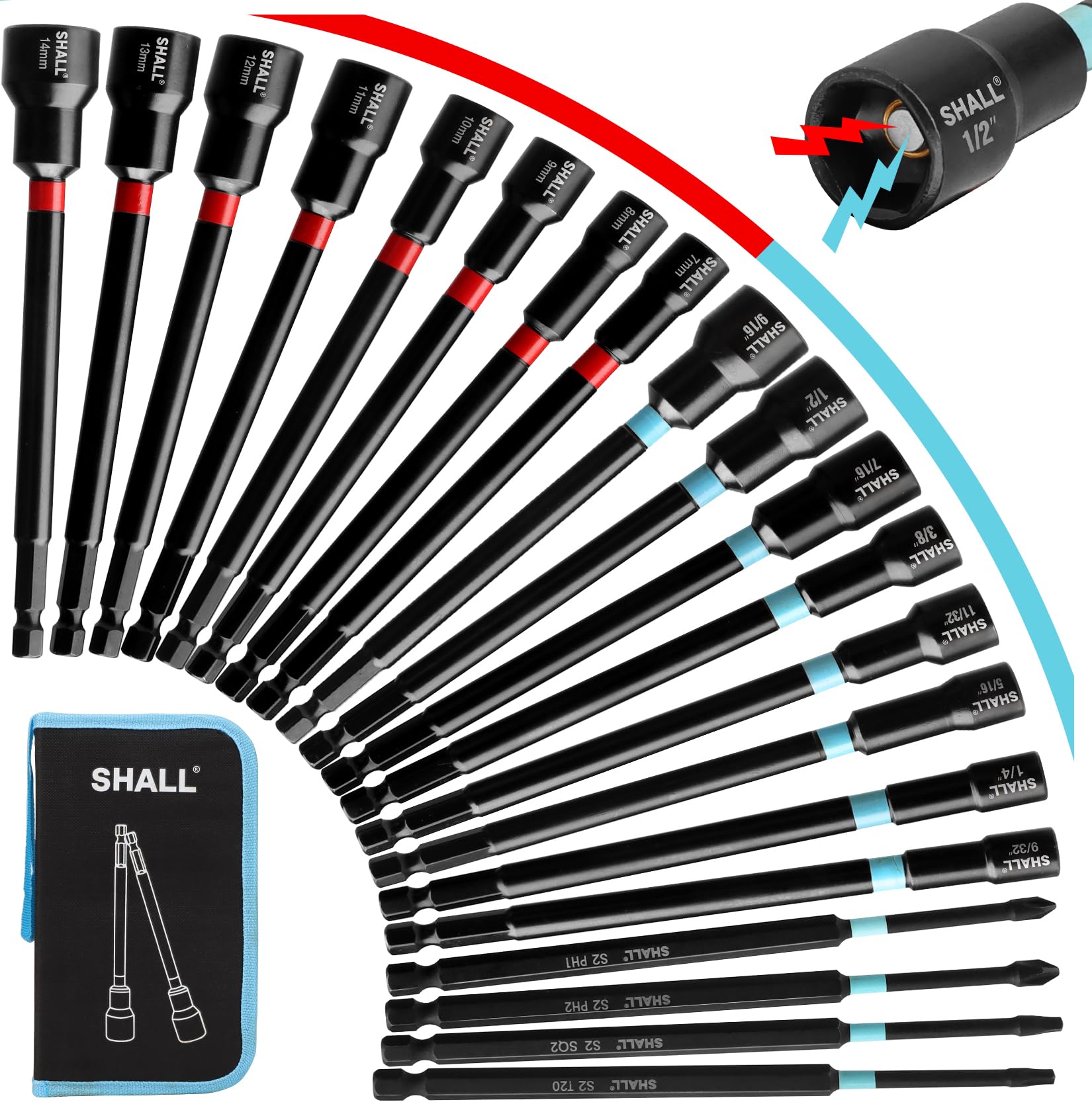 SHALL Impact Nut Drivers Set